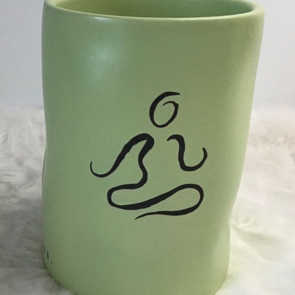 Rae Dunn Candle, Rae Dunn Meditate Candle, Rae Dunn Yoga Candle, Jar Candle - Picture 2 of 3